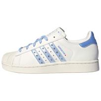 Adidas Originals Superstar 2 Leather Abrasion Resistant Low top Skateboard Shoes Women's White JR4506 35.5