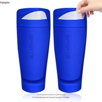 Xin Jing Zhou Breathable Elastic Football Shin Guard Sleeves M tamsiai mėlyna spalva