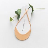 1Pair Ultra-Thin Invisible Boat Socks Women Summer Non-Slip Socks For High Heels Shoes Ice Silk Half-Palm Suspender Sock chaki