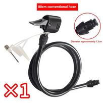 Antifreeze Tire Inflator Nozzles Universal Air Pump Connector  Bike Pump Accessories Black 80cm - A