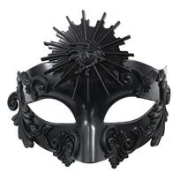 Romėnų Saulės Dievas Steampunk Fantomas Maskarado Cosplay Kaukė Plastikinė Pusė Veido Vyrams Moterims Punk Karnavalas Helovino Rekvizitai Šokių Kaukė juoda