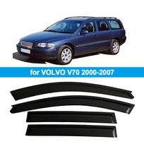 Window Visor for VOLVO V70 2000 2001 2002 2003 2004 2005 2006 2007 Wind Deflectors Rain Guards Door Visor Vent for V70 2000-2007
