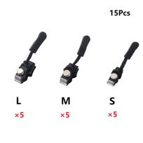 Universalus nuimamas metalinis užtrauktukas, slankiklis, nuimamas momentinis remonto rinkinys, keičiamas svirties užraktai, skirti drabužių bagažui 15Pcs
