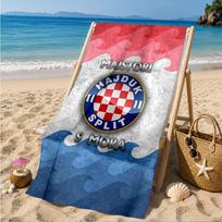 HNK Hajduk Split Beach Towel, Quick-drying, Easy to Care for, Suitable for Both Fitness and Beach Vacations,Sports Essential 70cmx140cm(27x55inch)