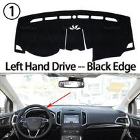 Car Dashboard Cover Avoid Light Pad Instrument Panel Mat Case Carpets for Ford EDGE 2015 2016 2017 2018 2019 2020 Endura Black Edge