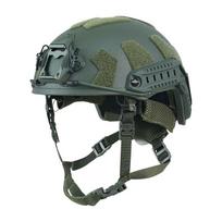 BOOIU Tactical Helmet FRP Velcro Impact-Resistant Helmet High Cut Wendy Suspension With Double-Lineed Adjustable Knob CS Helmet