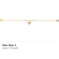 Swarovski Remix Collection Moteriška bičių grandinėlės apyrankė Auksinė 5380077 One Size 1 auksinė