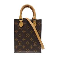 [Pre-Owned] Petit Sac Plat Classic Monogram Music Score Bag Coated Canvas Leather Shoulder Crossbody Tote Mini - Very Good #2EFQVZ ONE SIZE