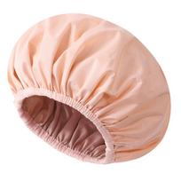 Satin Lined Bath Cap Waterproof Shower Bonnet New Shower Cap  Salon Use rožinė