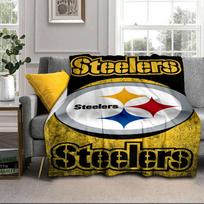 Pittsburgh Football  Portable Blanket/Soft Blanket Bedding Blanket Suitable for Travel Camping Living Rooms Offices Sofas Fan Gifts 75x90cm