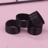 4pcs Silicone Racket Grip Ring Round Shape Racket Handle Collar  Sports Accessories juoda