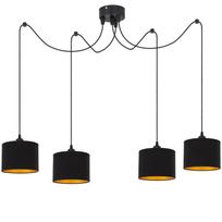 Lampa tornado pam4 czarny-złoty
