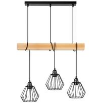 Lampa tornado lf3pb czarny buk