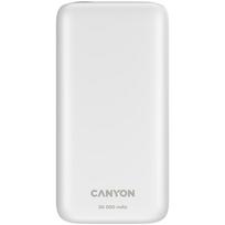 Canyon Powerbank Pb-301 Led 30000 Mah Pd 20W Qc 3.0 Biały balta