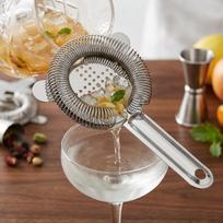 Anti Rust Bar Strainer High-Density Spring Ice Strainer Professional Drink Strainer  Bartenders sidabras