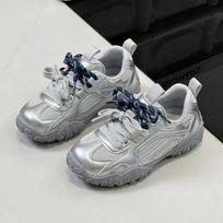 Kids Casual Sneakers Boys Girls Velcro Rubber Sole Toddler To Teenage Sport Shoes In Black US 7