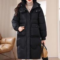 XL-8XL Oversized Outerwear Women Winter Long Parkas Hooded Casual Loose Thick Warm Lady Jackets Plus Size Women Clothing XL