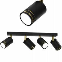 Plafon sufitowy czarny złoty ruchomy led gu10 polska lampa spot reflektor