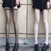 2Pairs Women Sexy Stockings Summer Ultra Thin Body Stockings Thigh High Over Knee Nylon Long Socks Hosiery Lolita Stockings One Size
