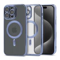 Etui do iphone 12 pro magsafe magshine obudowa wzmacniana niebieski + szkło
