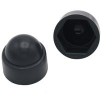 Nakładka na śruby m12, klucz 19mm, czarny, 50 sztuk