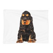 Cocker Spaniel - English Cocker Spaniel Cute Puppy Dog Blankets Soft Warm Flannel Throw Blanket Cover for Bed Living room Size: 75*100cm, Weight: 230 GSM