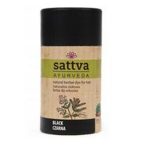 Sattva ayurveda naturalna ziołowa farba henna do włosów - black 150g