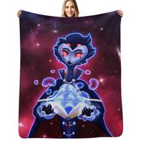 Helluva Boss Stolas Throw Blanket Modern Design Soft Blanket for Home Decor Size: 75*100cm, Weight: 230 GSM