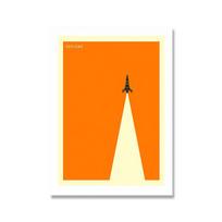 Minimalistinis mokslinės fantastikos kelionių plakatas Kosmoso mokslas Sienos menas Aliejinė tapyba Retro spauda Dovana Kūrybinis namų dekoravimas 21cm×30cm NoFrame