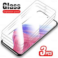 3 vnt. grūdinto stiklo Samsung Galaxy S20FE 22 5G ekrano apsauga Samsung A54 A53 A52S S21FE 5G A14 A73 apsauginis stiklas For Samsung A12 gryna