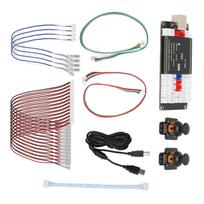 Arcade Encoder No Delay USB Game Controller DIY Code Board with 3D Analog Joystick Sensor for PS4