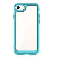 For iPhone SE 2022 Case For iPhone 7 8 11 12 13 14 Pro SE 2022 Cover Shockproof Candy TPU Phone Back Cover For iPhone SE 2022 For iPhone 14 Pro blue