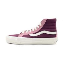 Vans Sk8-Hi 138 Decon Vr3 Sf Comfortable Casual High-Top Skate Shoes Unisex Sneakers Pink Purple VN000CTBBJD 37