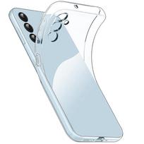 Luxury Silicone Soft Case For Samsung Galaxy A16 A06 A56 A36 A26 A55 A35 A25 A15 A05 A05s A54 A34 A24 A14 Clear Ultra Thin Cover Galaxy A24 4G white
