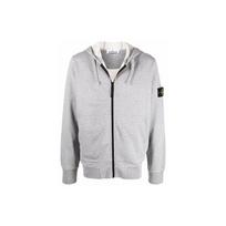 Stone Island gobtuvas sportinis džemperis pilkos spalvos su melanžo efektu vyriški viršutiniai drabužiai 761564251-V0M64 XXXL