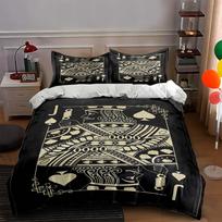 Playing card design. Bedding Duvet cover sets Duvet covers Pillowcases gifts (1 * Duvet Cover 2 * Pillowcases, without duvet insert) 135x200cm
