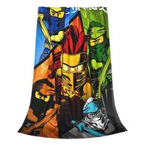 Ninjagos Flannel Throw Blanket Novelty Home Quilt Soft Plush xcm for Cozy Comfort 100x150cm