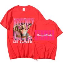 90s Singer Free Britney Spears Tshirt Design Stronger Than Yesterday Print T Shirt Unisex Womens Hip Hop Oversized Girl T Shirts S