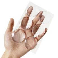 6Pcs/set  Door Knob Wall Shield Clear Soft Rubber Door Stopper Door Handle Bumper Mute Stickers Wall Protector Muffler Pad Protective Plug