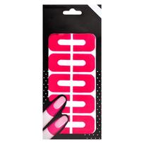 20 Sheets/Pack Nails Peels offs Tapes Nails Polish Protector Nails Protector Stickers Easy to Use for Nails Art Painting raudona