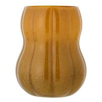 Iš stiklo rankų darbo vaza rudos spalvos (aukštis 20 cm) Pumpkin – Bloomingville