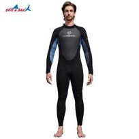 Mens 3mm Full Wetsuit Scuba Diving Snorkeling Surfing Swimming Warmth Protection Chloroprene Neoprene Small juoda