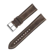 Plain Weave First-Layer Cowhide Leather Watch Strap, Suitable For Dw Men'S And Women'S Watch Accessories Plain Weave Leather Strap 18mm