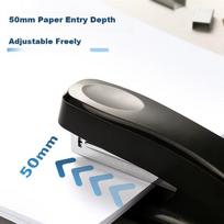 M&G (M&G)12# Stapler, Durable And Portable, Business Metal Stapler, Office Supplies, Blue, Single Pack, ABS92723