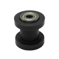 Motorcycle Drive Chain Guard Roller Bearing for Enduro Off on Road Bike Cycling ATV Dirt Pit Bike Pulley Slider Motocross Black 8mm