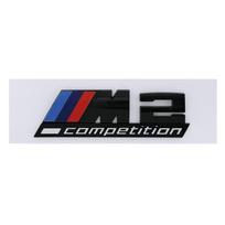 TA2-3D ABS Car Fender Trunk Logo M Emblem for BMW M1 M2 M3 M4 M5 M6 M7 M8 Competition Badge Chrome Black Accessories