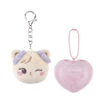Blackpink Deadline Character Plush Face Keyring & Case Rose ONE SIZE