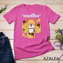 Woofles Waffle Kawaii Shiba Inu Puppy Pun For Dog Lovers Unisex T-shirt 6 S