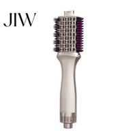 Negative Ion Hair Dryer 3-In-1 Blow Brush, Frizz Control Blowout Fast Drying Multi-function Styler Styling Men Women Hot Air Brush for All Types EU