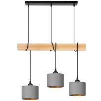 Lampa tornado am3pb szary-złoty buk
